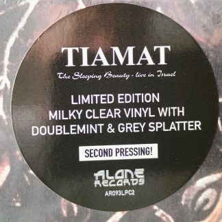 Tiamat - The Sleeping Beauty - Live In Israel (LP, Mini-Album, Limited Edition, Reissue, Milky Clear w/ Doublemint and Grey Splatter, 2021)